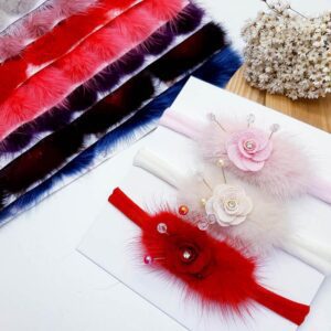 Aplique Pompom Bigode Pelinho Aberto cumprido