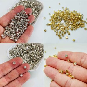 Strass de Costura 3 Garras SS16- 50 unidade