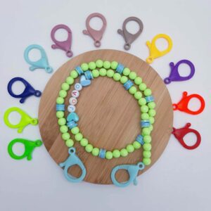 Fecho Lagosta Fosco acrilico Colorido 35mm - Par