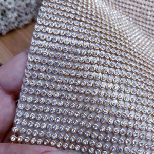 Manta de Strass Alto Brilho Dourada