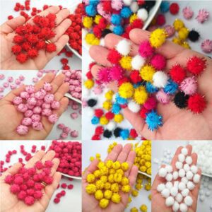 Pompom Festa Brilhante 1,5cm- 50 unidade