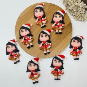 Aplique Biscuit Natal Boneca Olaf -Unid