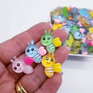 Aplique para Laços Abelinha Acrilico 2,2cm- 03unid.