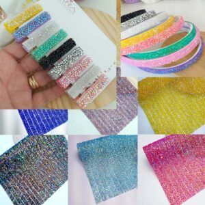 Tira Micro Manta Strass Termo Colante 1.0x40cm