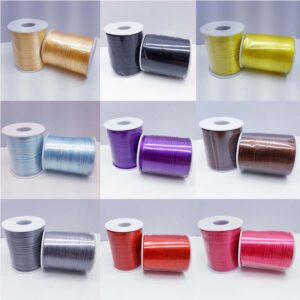 Fio Cordão Cetim Seda Rabo Rato 1mm- 10 metros