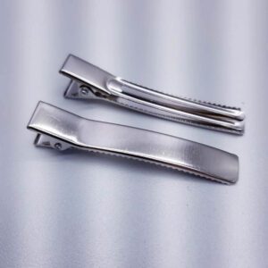 Bico de Pato Curvo C/2 garra Jacaré 4,5cm Presilha -25 unid