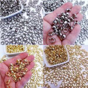 Miçanga Entremeio Canequinha Lisa Ferro 12X8mm