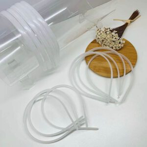 Alternative view of Tiara Plástica Inquebrável Silicone Lisa 10mm
