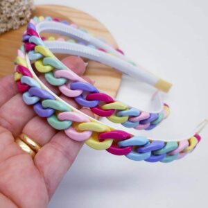 Elo Corrente Torcido Colorido 11x8mm -25gr