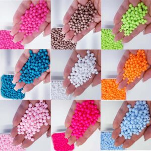 Miçanga Bola Conta De Plastica 6mm- 25gramas