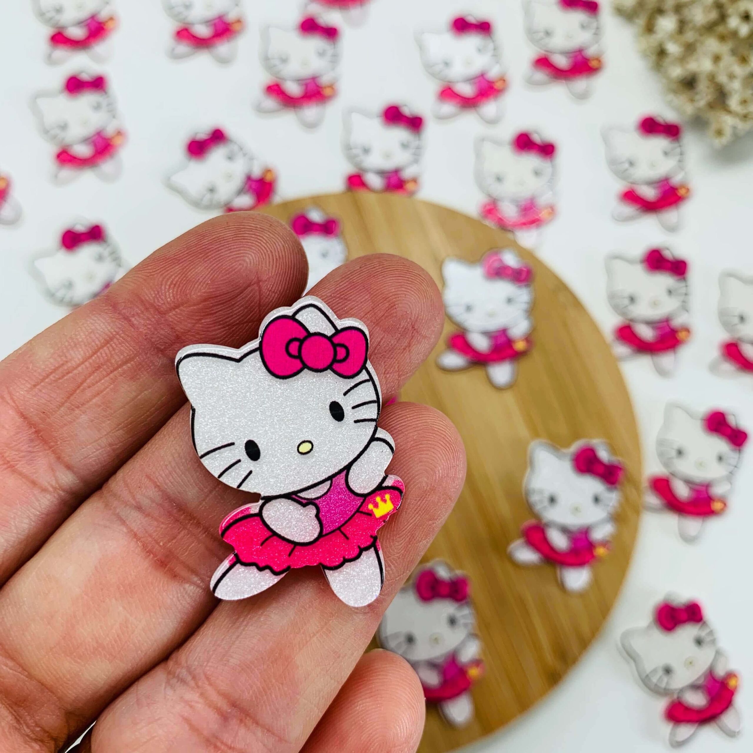 Sorvetinho Hello Kitty MINI - 2,2cm - 2 Unidades