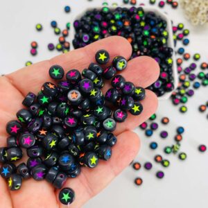 Miçanga Entremeio Estrela Oval 6x6mm