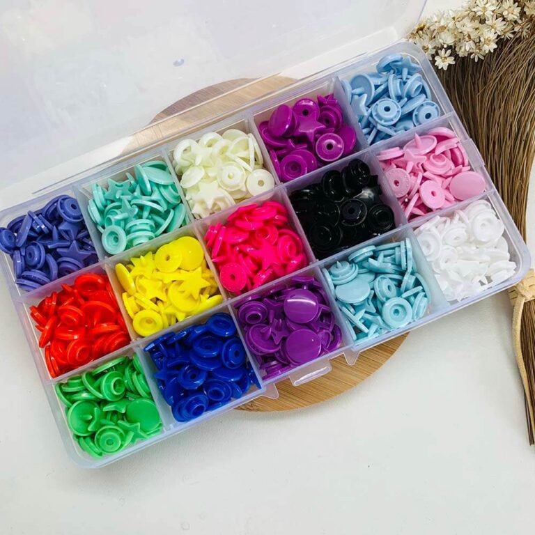 Botão de pressão Plastico 12mm – colorido -Formatos-150unid. – Lara ...