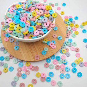 Miçanga Entremeio Disquinho cor candy 8mm