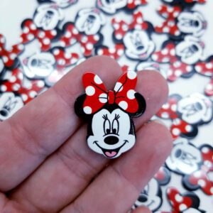 Aplique para Laços Minnie- 2.70cm - 2 unid.