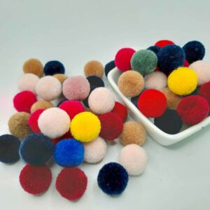 Pompom Extra Cores Quentes 1,5cm - 50 unidade