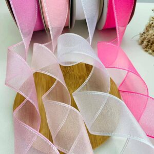 Alternative view of Fita Organza Sanding Pespontada 38mm - 3 metros