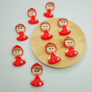 Alternative view of Personagem Chapeuzinho Vermelho Biscuit -Unid