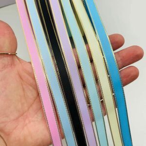 Alternative view of Fita com Borda Dourada Lurex Sanding 10mm -3metros
