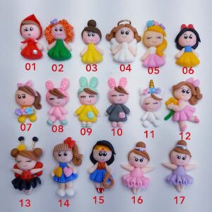 Alternative view of Aplique Bonecas Personagens Biscuit -Unid