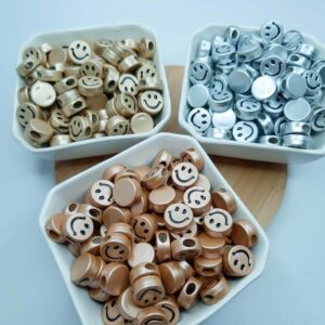 Miçangas Smile Passante 12mm 50 Unidade