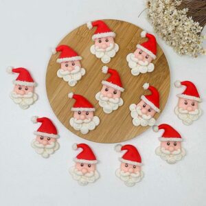 Alternative view of Aplique Biscuit Papai Noel Natal -Unid