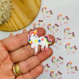 Aplique Unicórnio emborrachado - 2unid