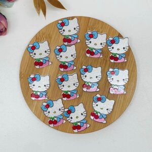 Alternative view of Aplique Hello Kitty acrilico glitter- 2unid
