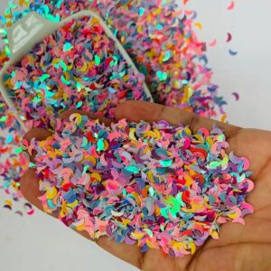 Lantejoula Lua Paetê Confete 5mm