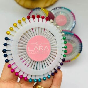 Alfinete Para Costura Cabeça Colorida Com 40 Unidades