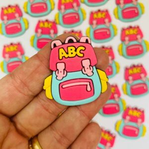 Aplique Escolar Mochilinha- 3unid.