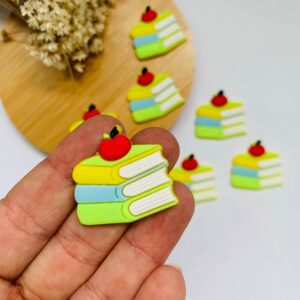 Aplique Escolares Livrinhos - 3unid.