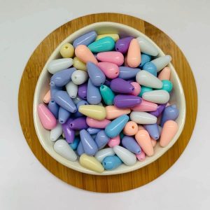 Alternative view of Ponteira Gota Com Furo cores candy 8x15mm